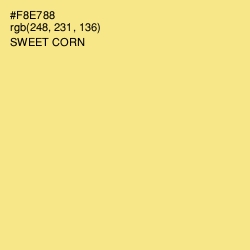 #F8E788 - Sweet Corn Color Image